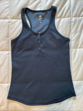 Rabbit Navy Racerback Henley Tank Top